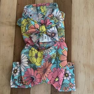 Xxs spring dog romper